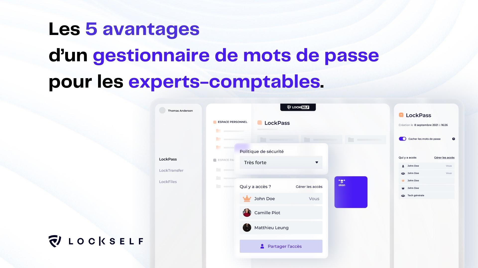 Les 5 Avantages D’un Gestionnaire De Mots De Passe Pour Les Experts ...